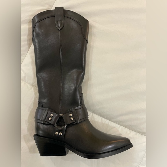 Marc Fisher black leather Boots - Picture 6 of 9
